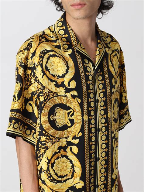 camisa versace para hombre|Versace y hazte.